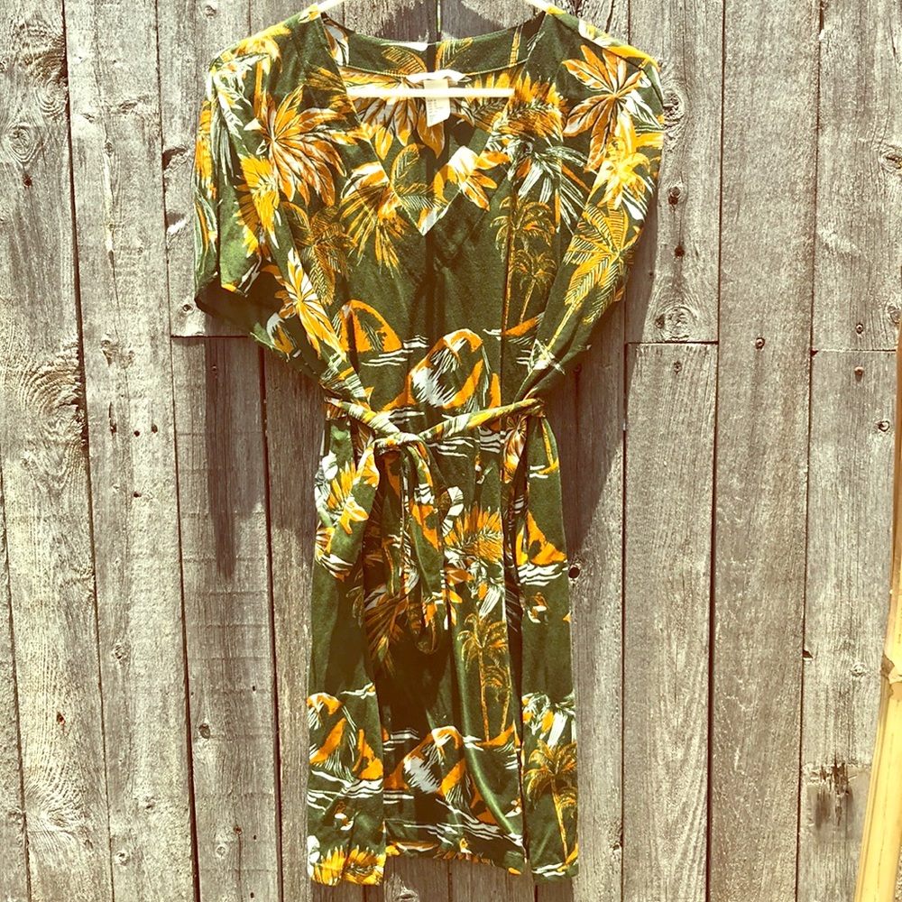 tropical swim suit cover up